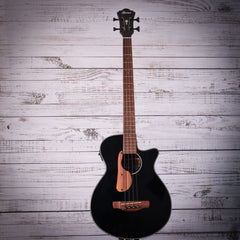 Ibanez AEGB24E Acoustic Electric Bass, All Sapele Body, Black