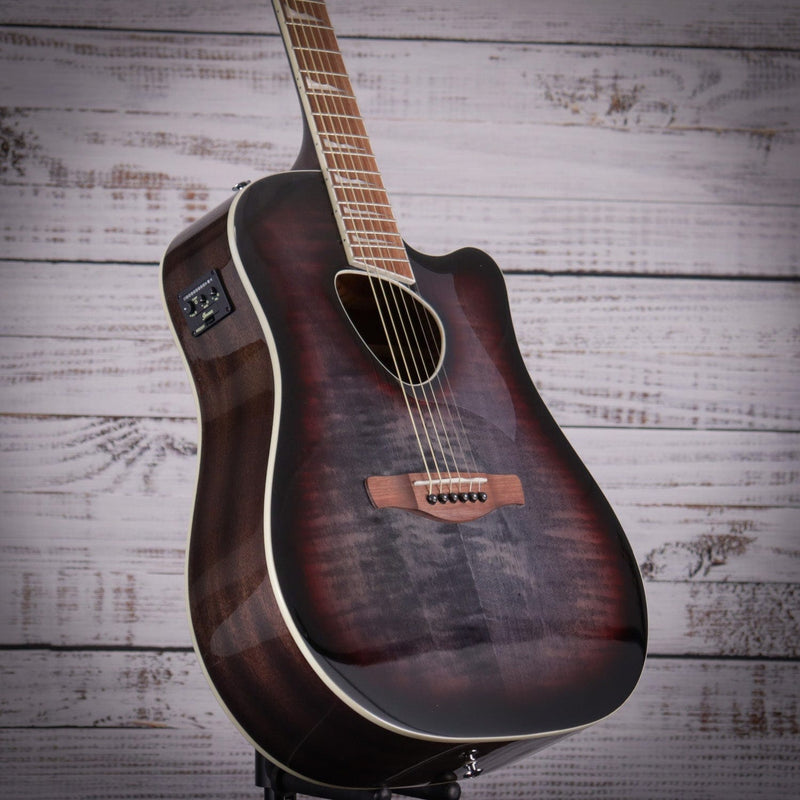Ibanez Altstar ALT30FM Acoustic Guitar | Red Doom Burst