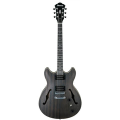 Ibanez AS53 Artcore Hollow Body Electric Guitar Transparent Black Flat