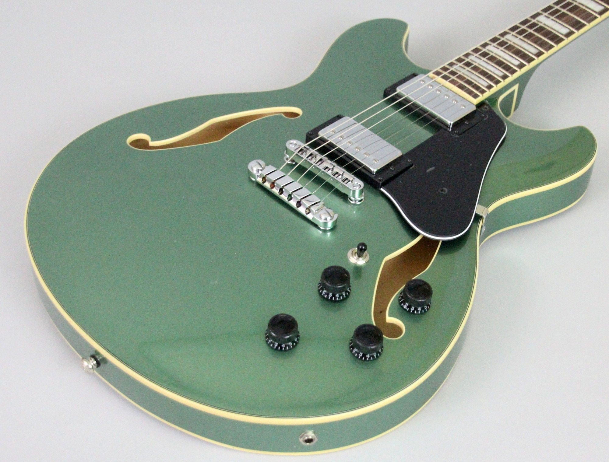 Ibanez AS73 Artcore SemiHollow Body Electric Guitar Olive Metallic