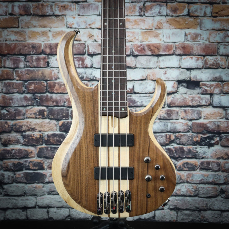Ibanez BTB745 5-String Bass Guitar | Natural Low Gloss Finish