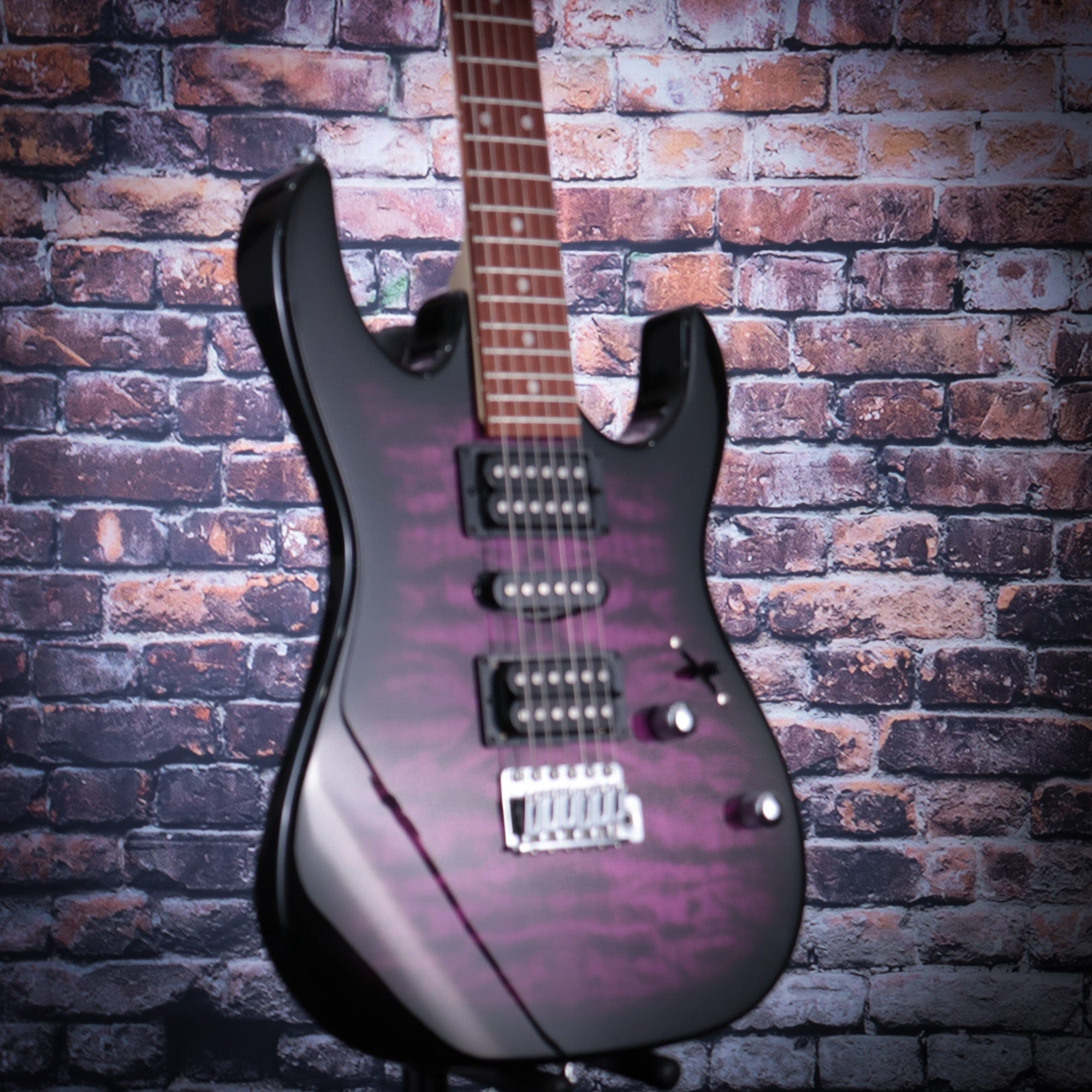 Ibanez GRX70QATVT GIO Series Electric Guitar | Trans Violet Sunburst