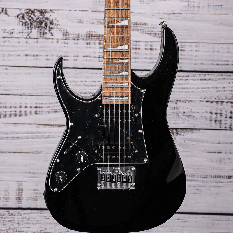 Ibanez miKro Electric Guitar | Black Night | Left-Handed | GRGM21BKN
