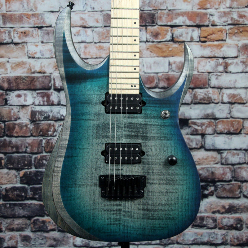 Ibanez RGD61AL Axion Label Electric Guitar | Stained Sapphire Blue Burst