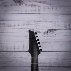 Ibanez RGRTB621BKF RG Iron Label 6-String Electric Guitar - Black Flat