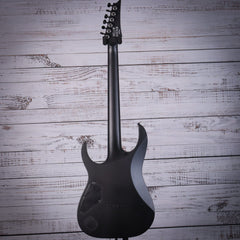 Ibanez RGRTB621BKF RG Iron Label 6-String Electric Guitar - Black Flat