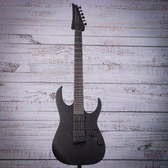 Ibanez RGRTB621BKF RG Iron Label 6-String Electric Guitar - Black Flat
