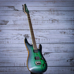 Ibanez S Prestige 6str Electric Guitar w/Case - Surreal Blue Burst Gloss