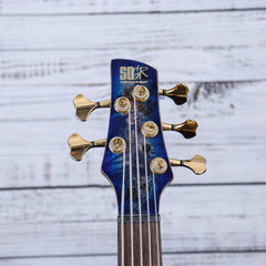 Ibanez SR Premium Electric Bass Guitar | Cerulean Blue