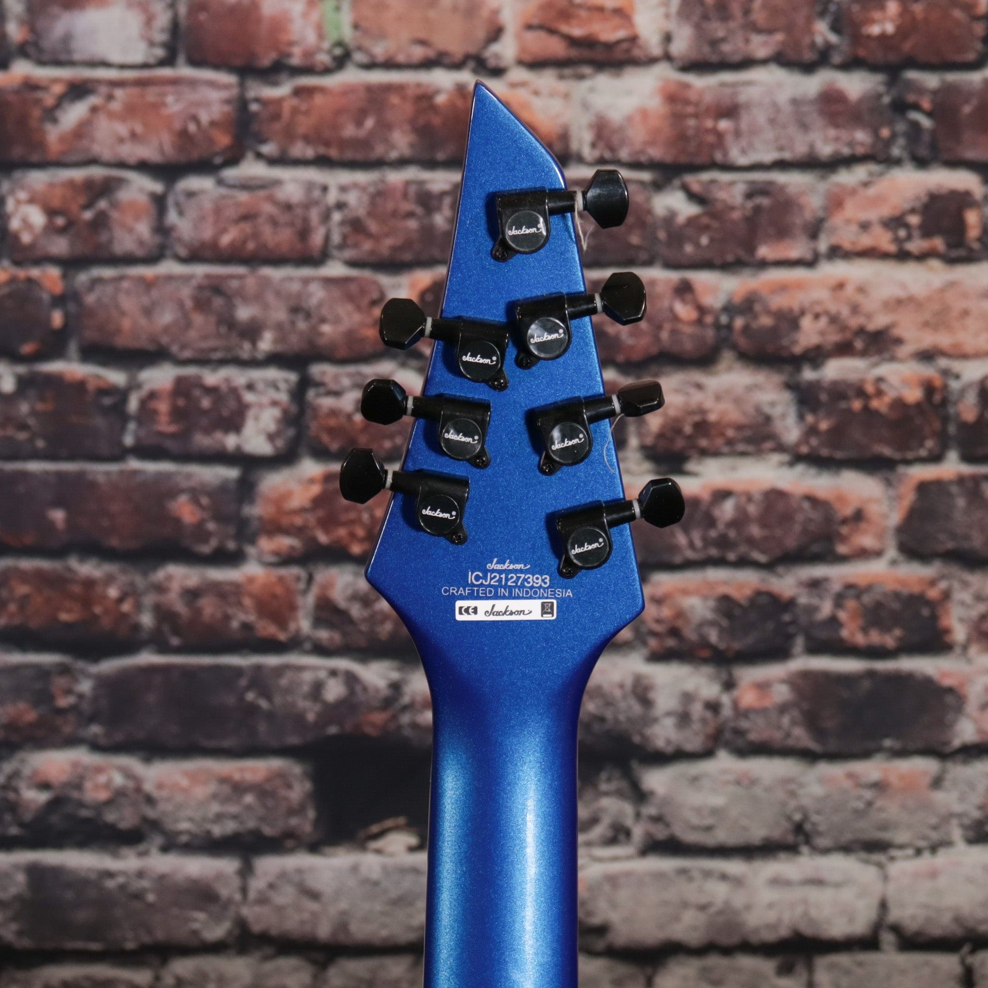 Jackson X Series Soloist Arch Top SLAT7, Metallic Blue