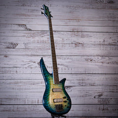 Jackson X Series Spectra Bass SBXQ IV | Amber Blue Burst