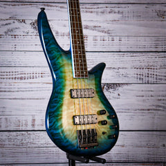 Jackson X Series Spectra Bass SBXQ IV | Amber Blue Burst