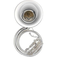 Jupiter JSP1110 Quantum Series 4-Valve BBb Brass Marching Sousaphone JSP1110S - Silver Plated Finish