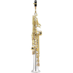 Jupiter JSS1100 Performance Series Bb Soprano Saxophone Silver Plated Body / Gold Lacquered Keys