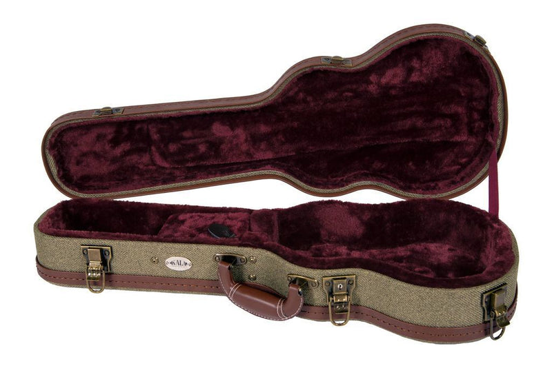 Kala Olive Tweed Concert Ukulele Hardcase | ATS-AT