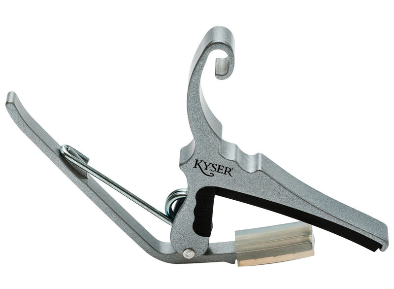 Keyser KG6 Quick Change Acoustic Guitar Capo | Silver