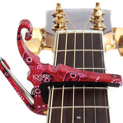 Kyser Red Bandana Quick-Change Capo