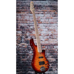 Lakland 5 String Bass Guitar | 55-02 Honey Sunburst & Maple