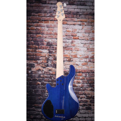 Lakland 55-02 Deluxe Trans Blue Flame Top Maple FB