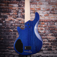Lakland 55-02 Deluxe Trans Blue Flame Top Maple FB