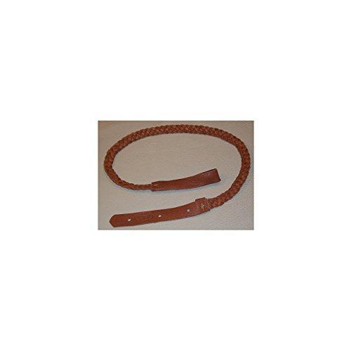 Lakota Leahters LK-FTO Mandolin Strap | Tobacco Flat Braid