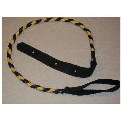 Lakota Leathers Round Braid Mano Strap | Black Chocolate