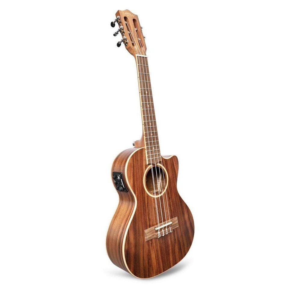 Lanikai Acacia Solid Top 5 String Tenor Acoustic Electric Ukulele