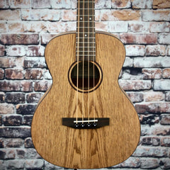 Lanikai Acoustic/Electric Bass Ukulele | Oak