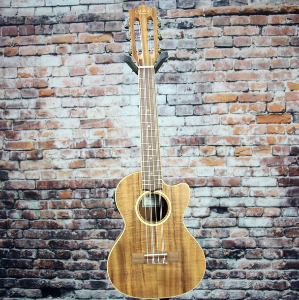 Lanikai Solid Acacia Top 6-String Tenor Ukulele With Kula Preamp | ACST-6CET