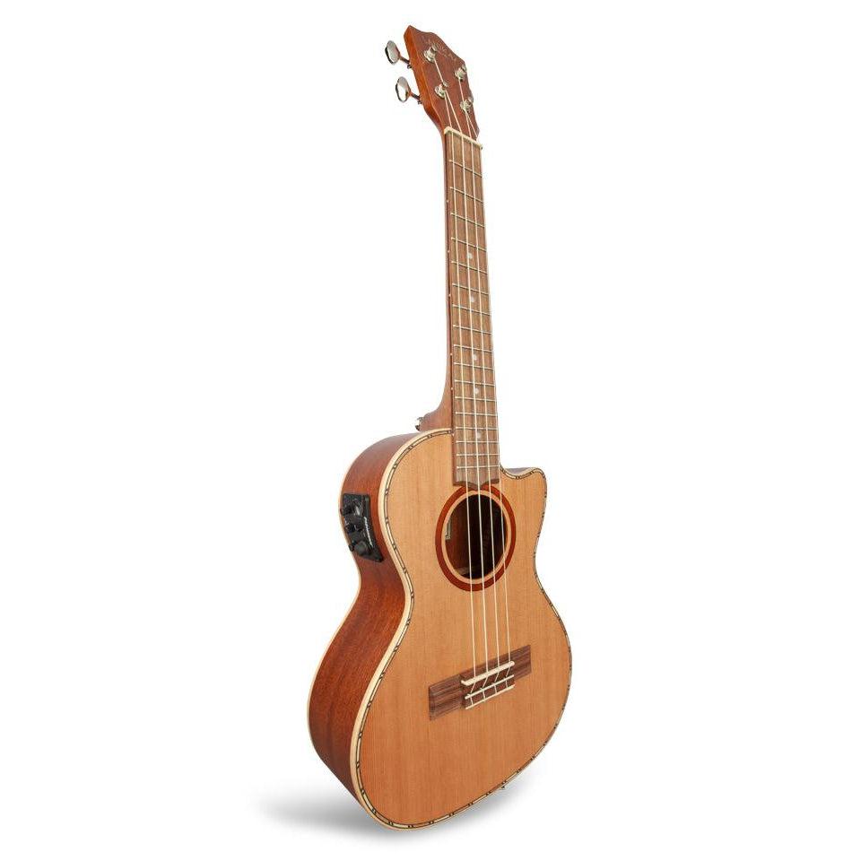 Lanikai Solid Cedar Top Tenor Ukelele | Fishman Electronics