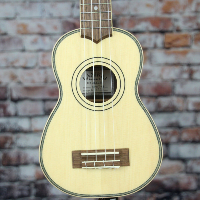 Lanikai Solid Spruce Top Soprano Ukulele | SPST-S
