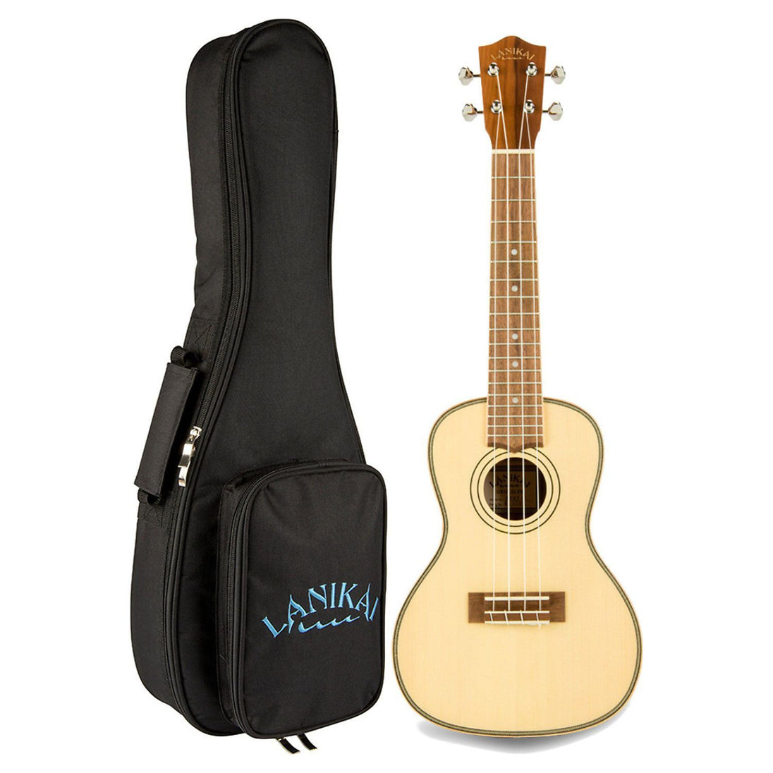 Lanikai SPS Solid Spruce Top Concert Ukulele