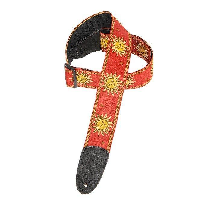 Levy MPJG-SUN-RED Jacquard Guitar Strap