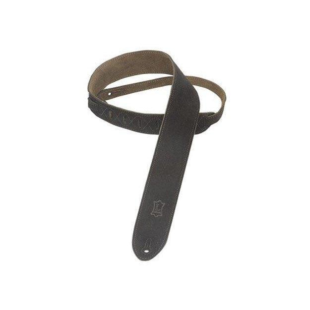 Levy MS12-BLK Suede Leather Guitar Strap