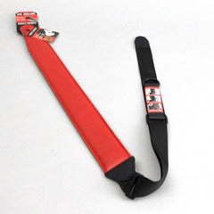 Levy's 2 1/2 inch Wide Garment RipChord Red Guitar Strap