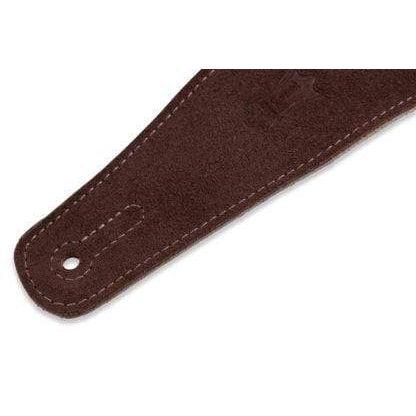 Levy's 2 1/2" Suede Guitar Strap | Rust