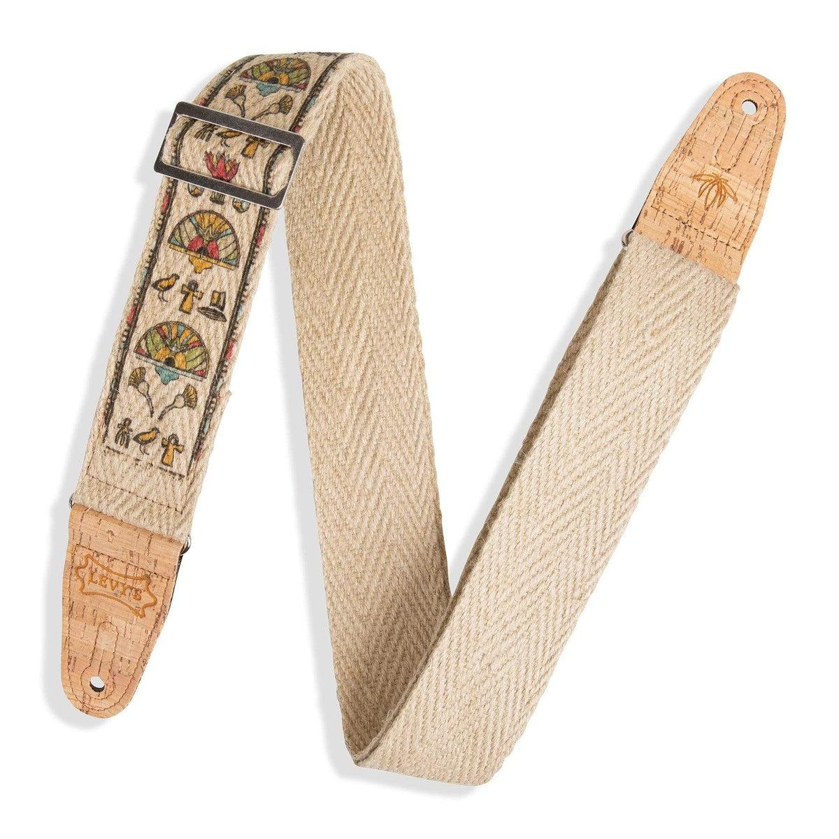 Levy's 2 inch Wide Egyptian Hemp Guitar Strap