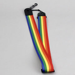 Levy's 2 inch Wide Rainbow Polyester Guitar Strap