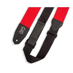 Levy's 2 inch Wide Red Cotton RipChord Guitar Strap.