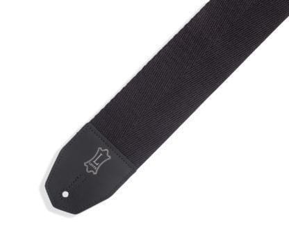 Levy's 3 inch Wide Cotton Black Guitar Strap.