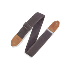 Levy's Leathers Traveler' Waxed Canvas Guitar Strap | Brown