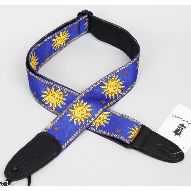 Levy's MPJG-SUN Jacquard Guitar Strap Blue