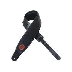 Levy's MSS1 Veg-Tan Leather Guitar Srap Black