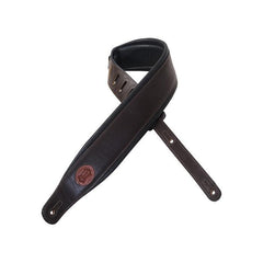 Levy's MSS1 Veg-Tan Leather Guitar Srap Dark Brown