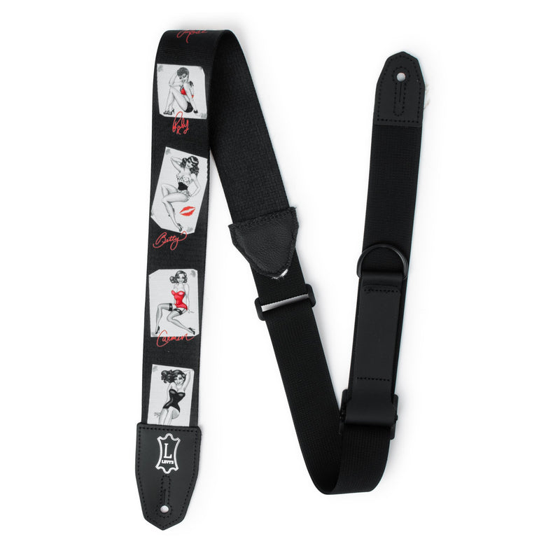 Levy's Right Height Sublimation Guitar Strap | Pin Up