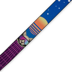 Levys Polyester Guitar Strap | Cyber Cat