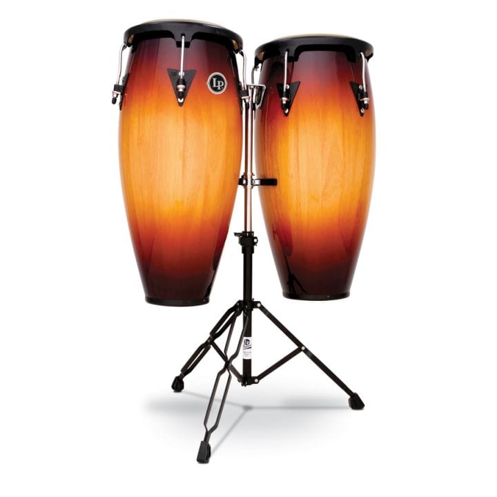 LP Aspire Wood Conga Set with Double Stand