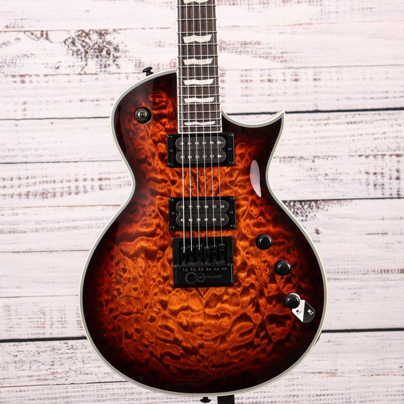 LTD EC-1000 Evertune Electric Guitar | Bark Brown Sunburst