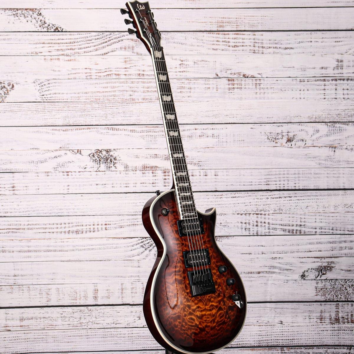 LTD EC-1000 Evertune Electric Guitar | Bark Brown Sunburst