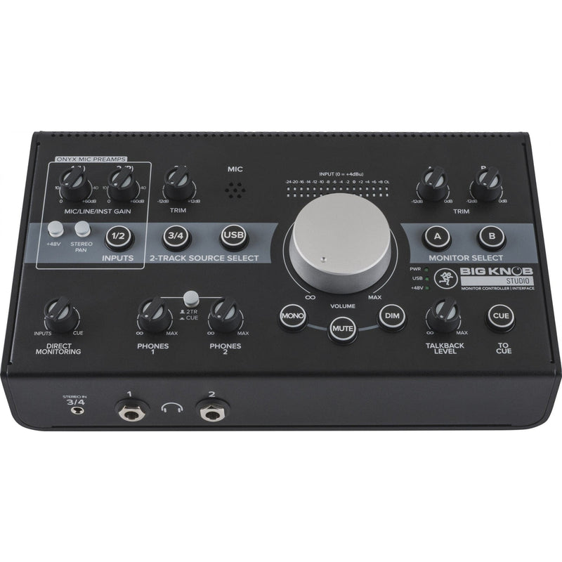 Mackie BigKnobStudio 3x2 Studio Monitor Controller | 192kHz USB I/O